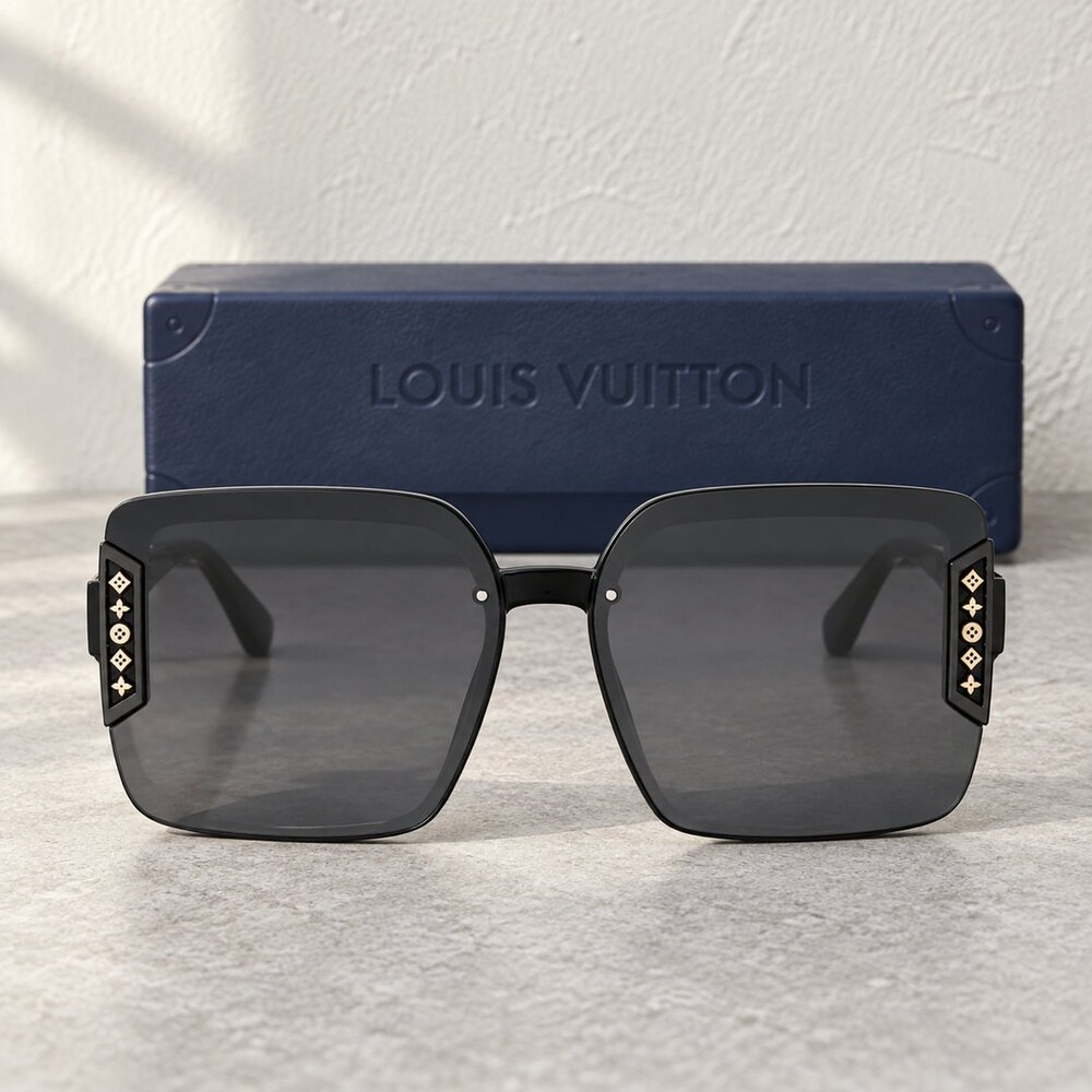 Louis Vuitton Black Square Sunglasses